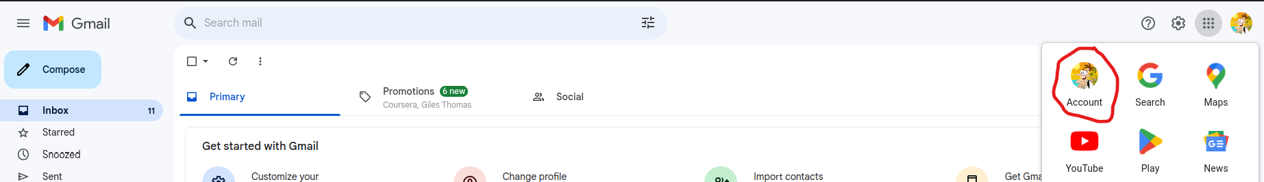 Step 2 c Gmail Setting