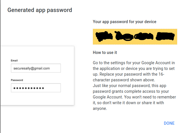 Step 4 e Gmail Setting
